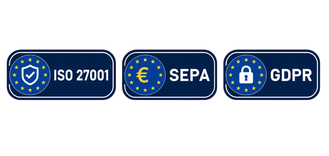 ISO 27001 · SEPA · GDPR